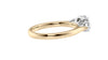 Round and Pear Cut Trilogy Diamond Engagement Ring