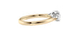 Round and Pear Cut Trilogy Diamond Engagement Ring