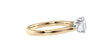 Round and Pear Cut Trilogy Diamond Engagement Ring