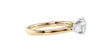Round and Pear Cut Trilogy Diamond Engagement Ring