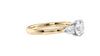 Round and Pear Cut Trilogy Diamond Engagement Ring