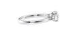 Round and Pear Cut Trilogy Diamond Engagement Ring
