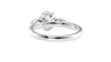 Oval & Pear Cut Trilogy Diamond Engagement Ring