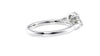 Oval & Pear Cut Trilogy Diamond Engagement Ring