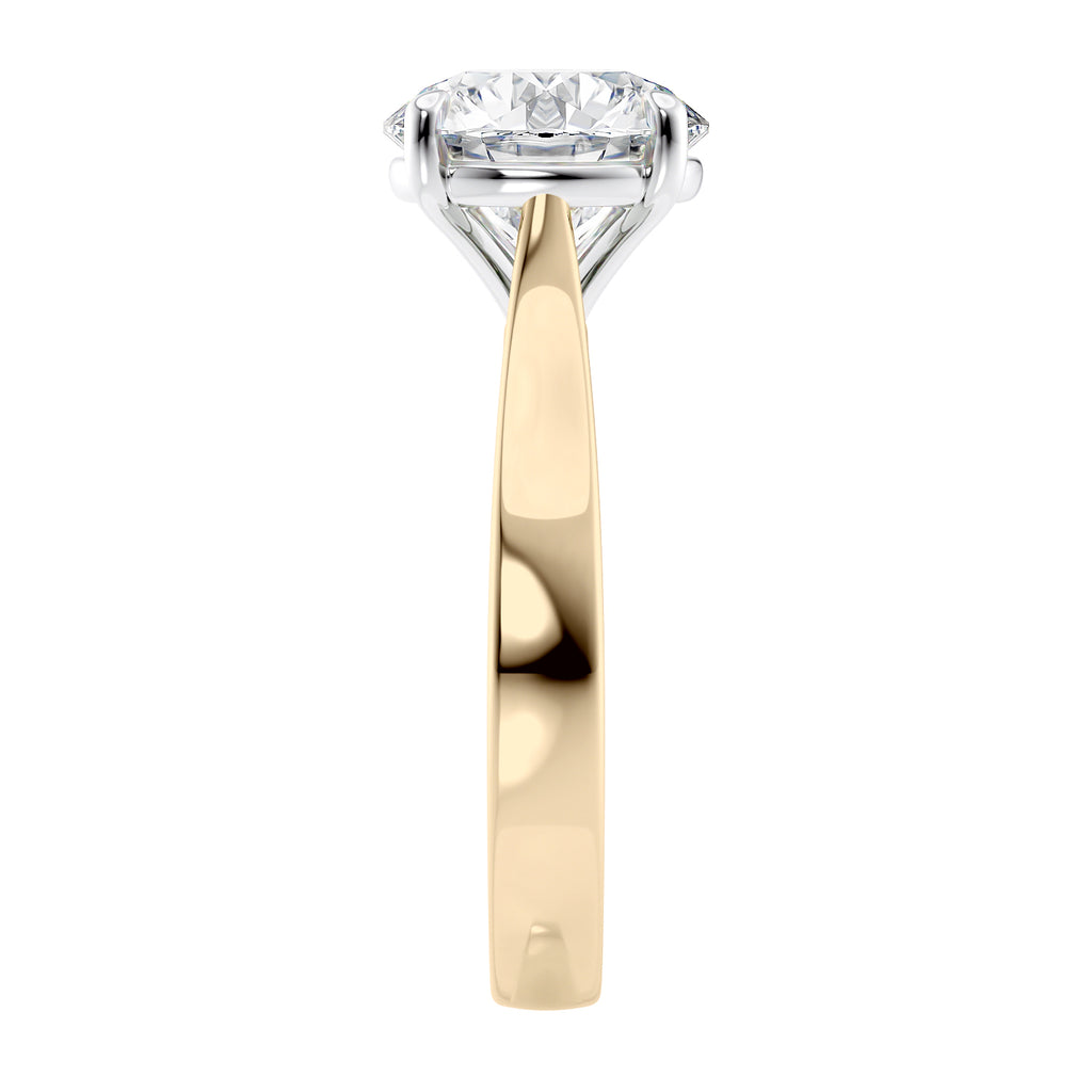2 carat diamond engagement ring 18ct yellow gold