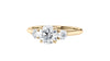 Round Classic 3 Stone Diamond Engagement Ring