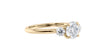 Round Classic 3 Stone Diamond Engagement Ring