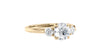 Round Classic 3 Stone Diamond Engagement Ring