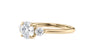 Round Classic 3 Stone Diamond Engagement Ring
