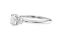 Round Classic 3 Stone Diamond Engagement Ring