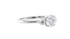 Round Classic 3 Stone Diamond Engagement Ring