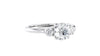 Round Classic 3 Stone Diamond Engagement Ring