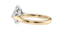 Marquise & Pear Cut 3 Stone Diamond Engagement Ring