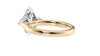 Marquise & Pear Cut 3 Stone Diamond Engagement Ring
