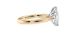 Marquise & Pear Cut 3 Stone Diamond Engagement Ring