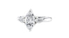 Marquise & Pear Cut 3 Stone Diamond Engagement Ring
