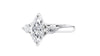 Marquise & Pear Cut 3 Stone Diamond Engagement Ring