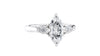 Marquise & Pear Cut 3 Stone Diamond Engagement Ring