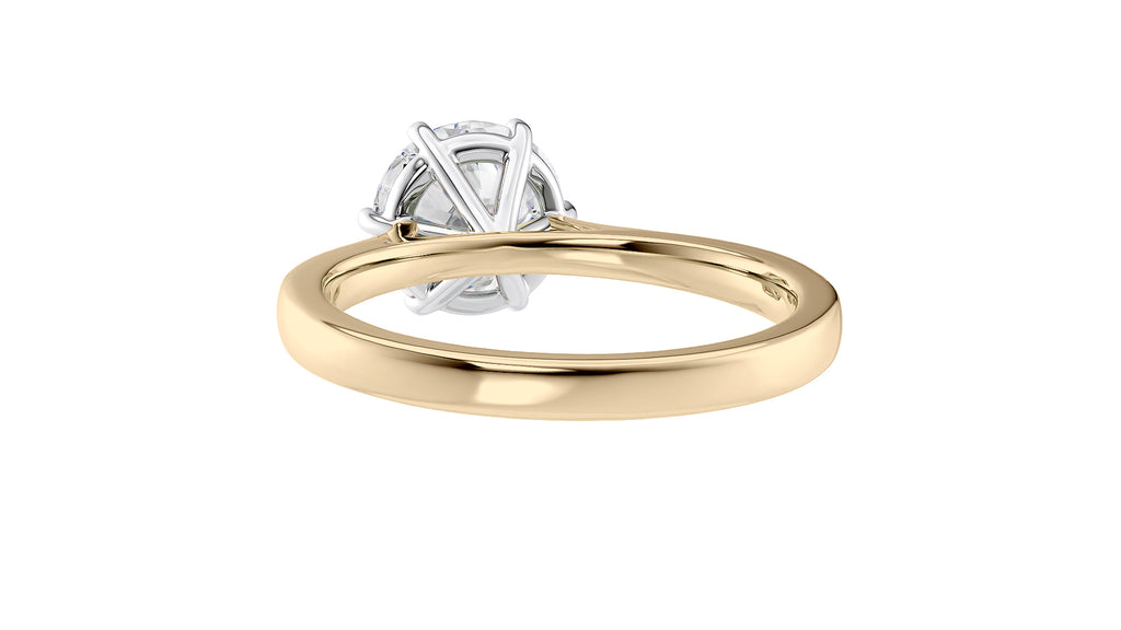 6 Claw Classic Diamond Engagement Ring