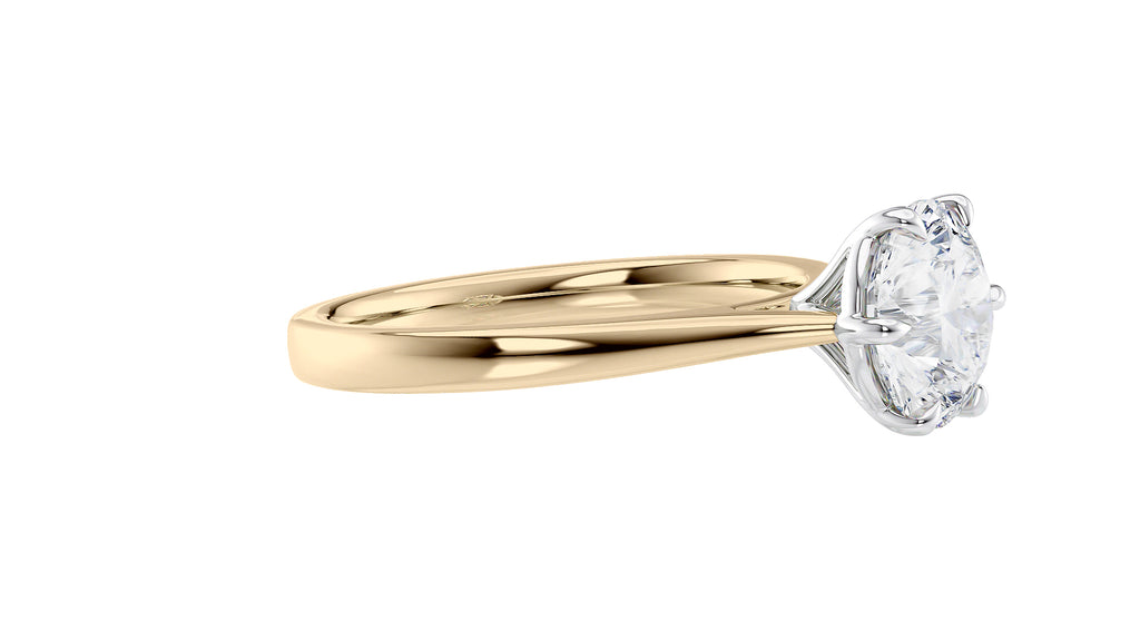 6 Claw Classic Diamond Engagement Ring