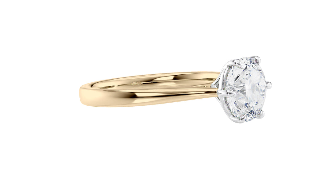 6 Claw Classic Diamond Engagement Ring