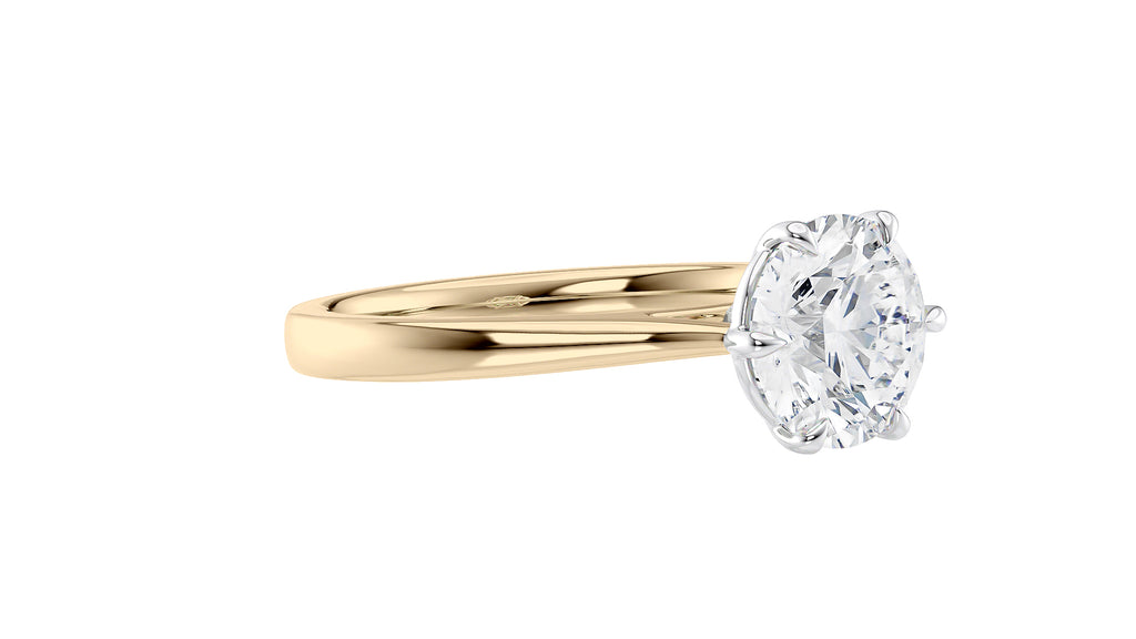 6 Claw Classic Diamond Engagement Ring