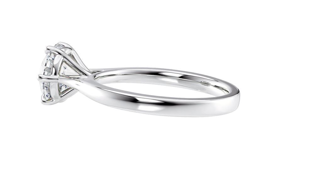 6 Claw Classic Diamond Engagement Ring