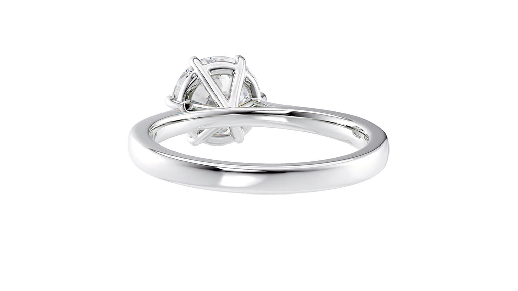 6 Claw Classic Diamond Engagement Ring