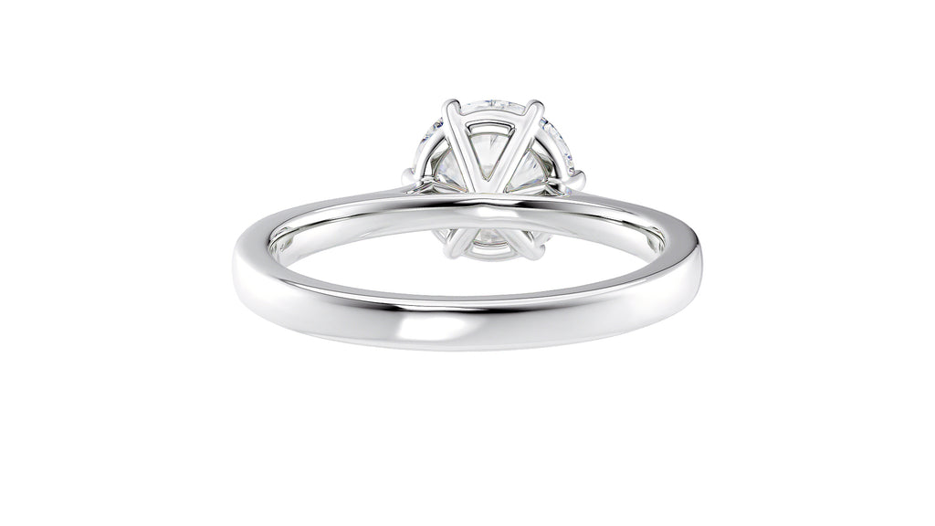 6 Claw Classic Diamond Engagement Ring