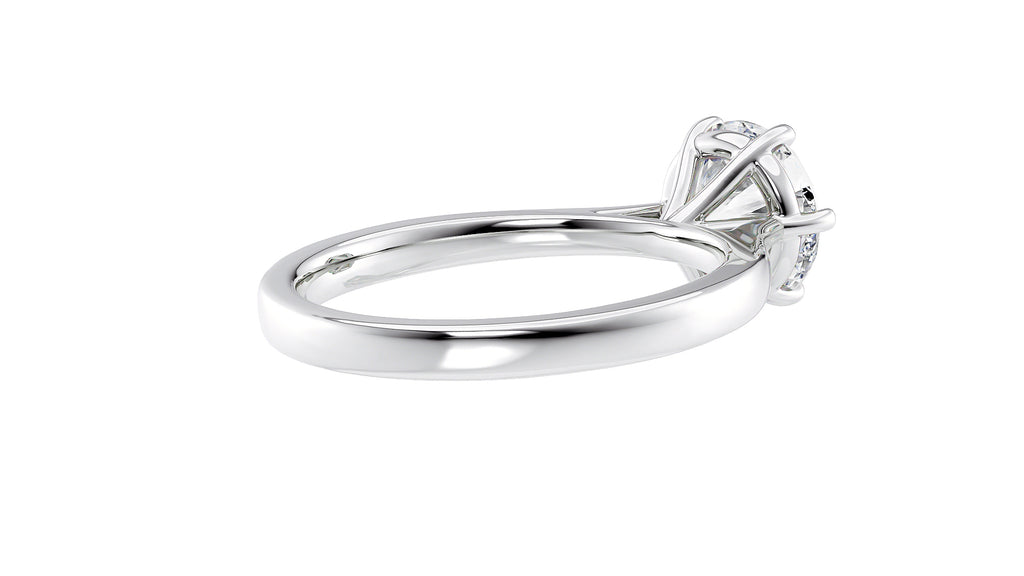 6 Claw Classic Diamond Engagement Ring