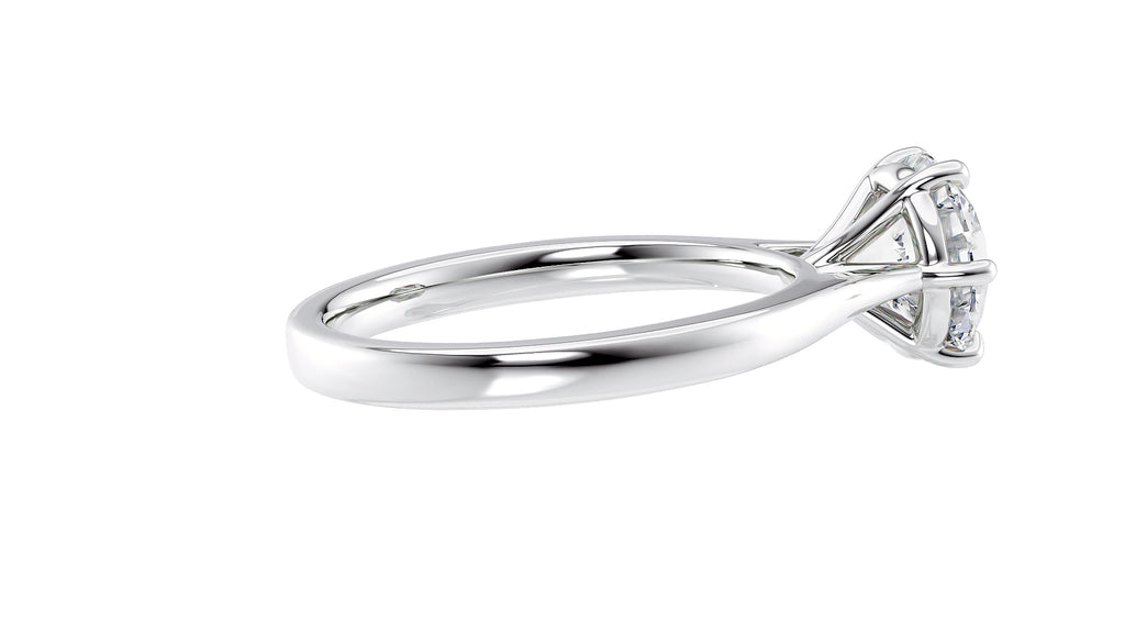 6 Claw Classic Diamond Engagement Ring