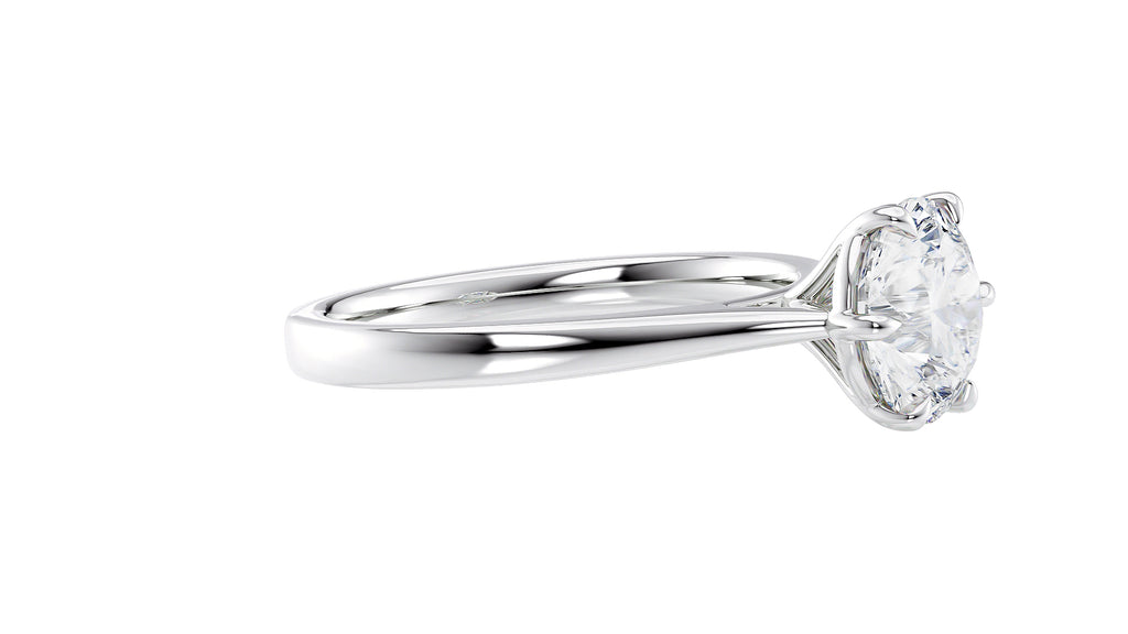 6 Claw Classic Diamond Engagement Ring