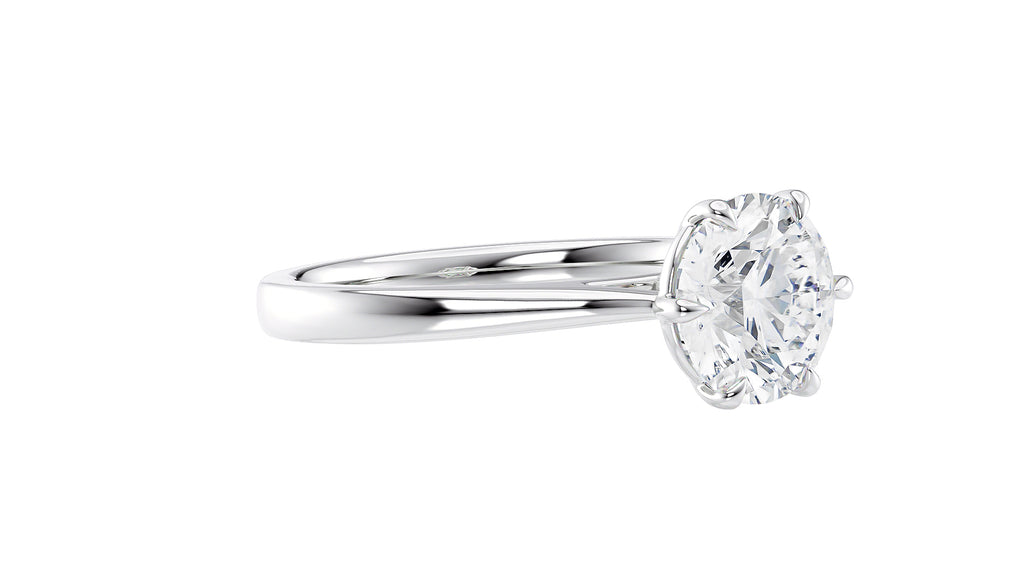 6 Claw Classic Diamond Engagement Ring
