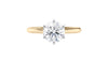 Round Solitaire 6 Claw Diamond Engagement Ring