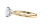 Round Solitaire 6 Claw Diamond Engagement Ring