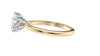 Round Solitaire 6 Claw Diamond Engagement Ring
