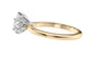 Round Solitaire 6 Claw Diamond Engagement Ring