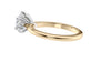 Round Solitaire 6 Claw Diamond Engagement Ring