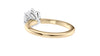 Round Solitaire 6 Claw Diamond Engagement Ring