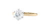 Round Solitaire 6 Claw Diamond Engagement Ring