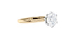 Round Solitaire 6 Claw Diamond Engagement Ring