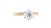 Round Solitaire 6 Claw Diamond Engagement Ring