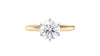 Round Solitaire 6 Claw Diamond Engagement Ring