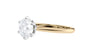 Round Solitaire 6 Claw Diamond Engagement Ring