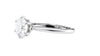 Round Solitaire 6 Claw Diamond Engagement Ring