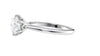 Round Solitaire 6 Claw Diamond Engagement Ring
