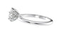 Round Solitaire 6 Claw Diamond Engagement Ring