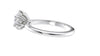 Round Solitaire 6 Claw Diamond Engagement Ring