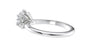 Round Solitaire 6 Claw Diamond Engagement Ring