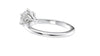 Round Solitaire 6 Claw Diamond Engagement Ring